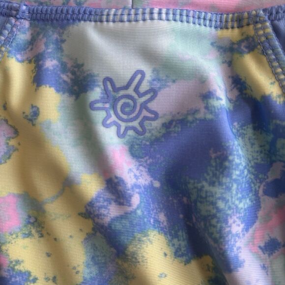 UV Skinz Girls Rash Guard Long Sleeve 4T Tropical Swim Beach UPF Outdoors Turtle - Picture 11 of 11